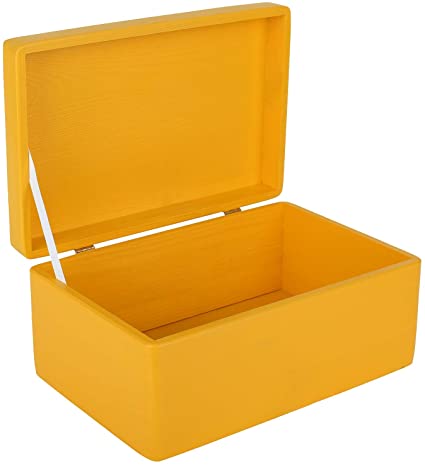 Madera Caja amarilla