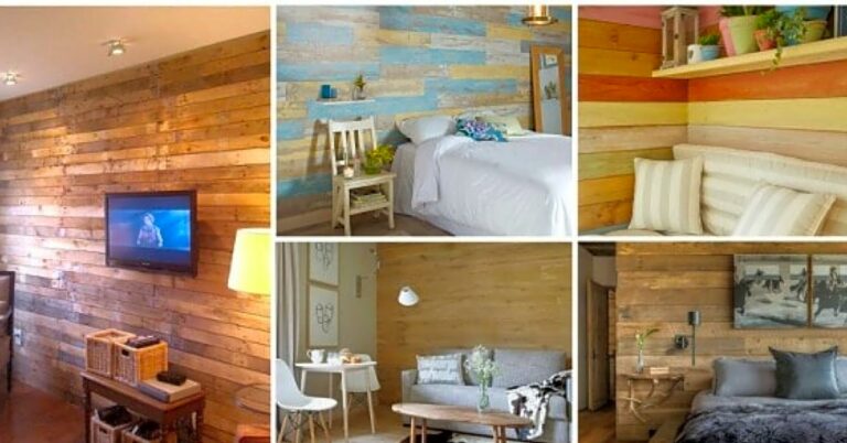 ¿Qué madera se usa para revestir paredes?