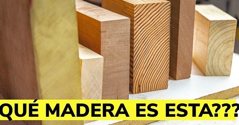 ¿Qué tipo de madera se utiliza para la construcción?